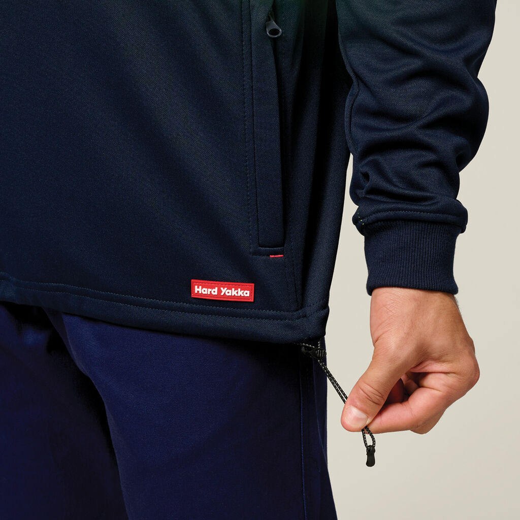 Hi-Vis 2 Tone 1/4 Zip Brushed Fleece Jumper