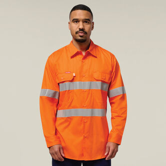 Core Hi-Vis Taped Vented Cotton Twill Shirt