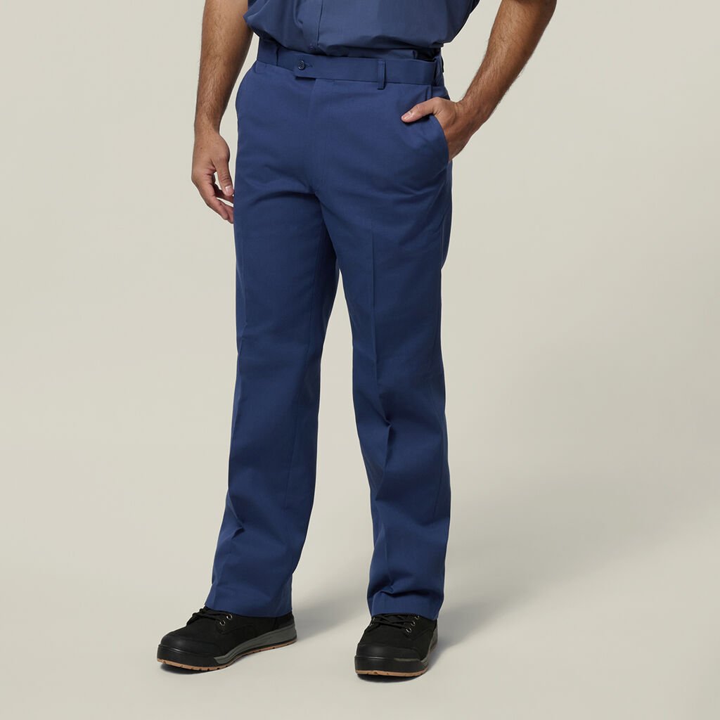 Permanent Press Plain Front Pant