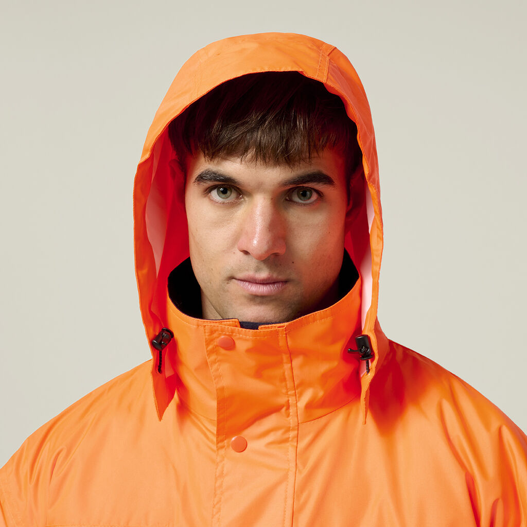 Core Hi-Vis 2 Tone Taped Quilted Waterproof Jacket