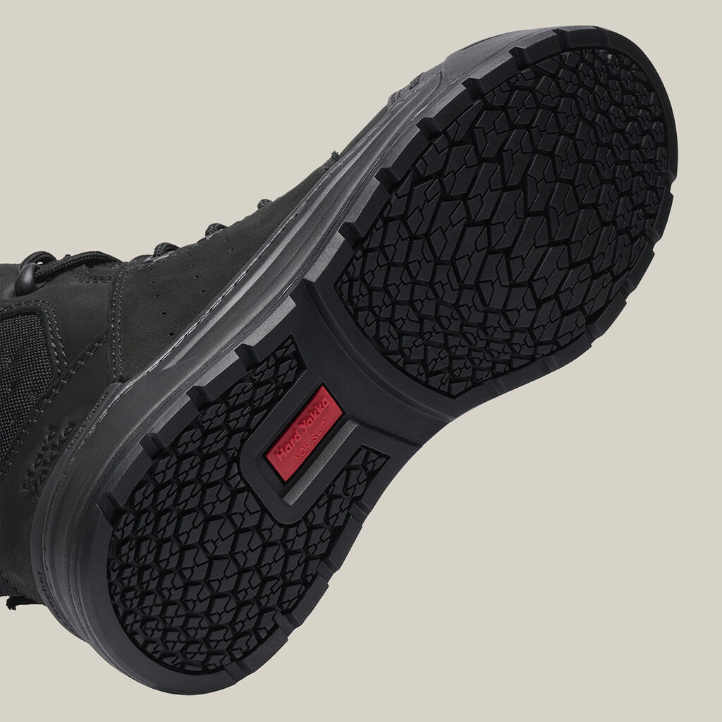 Women's Evolution Lace Up & Side Zip 5" Steel Toe Safety Boot - Black