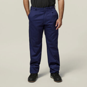 Core Pleated Front Cotton Drill Pant