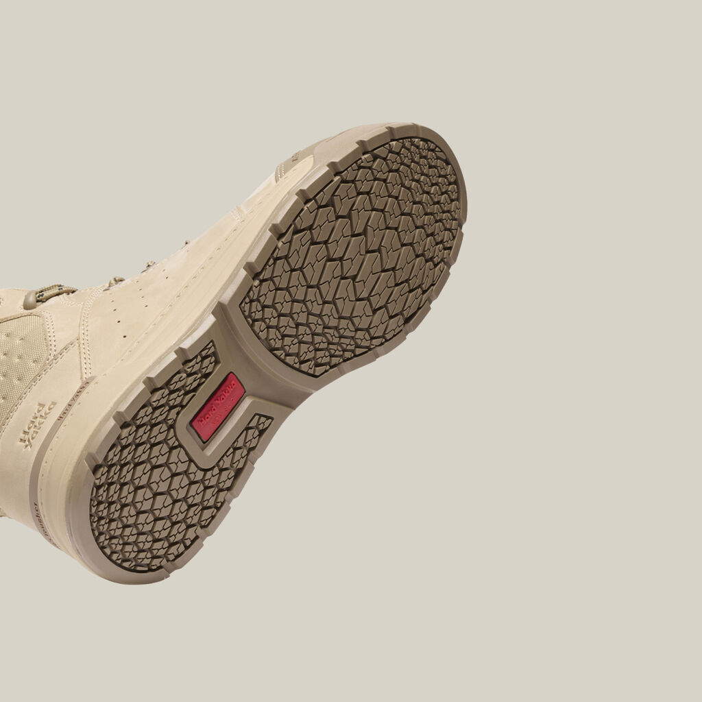 Evolution Lace Up & Side Zip 5" Steel Toe Safety Boot- Sand