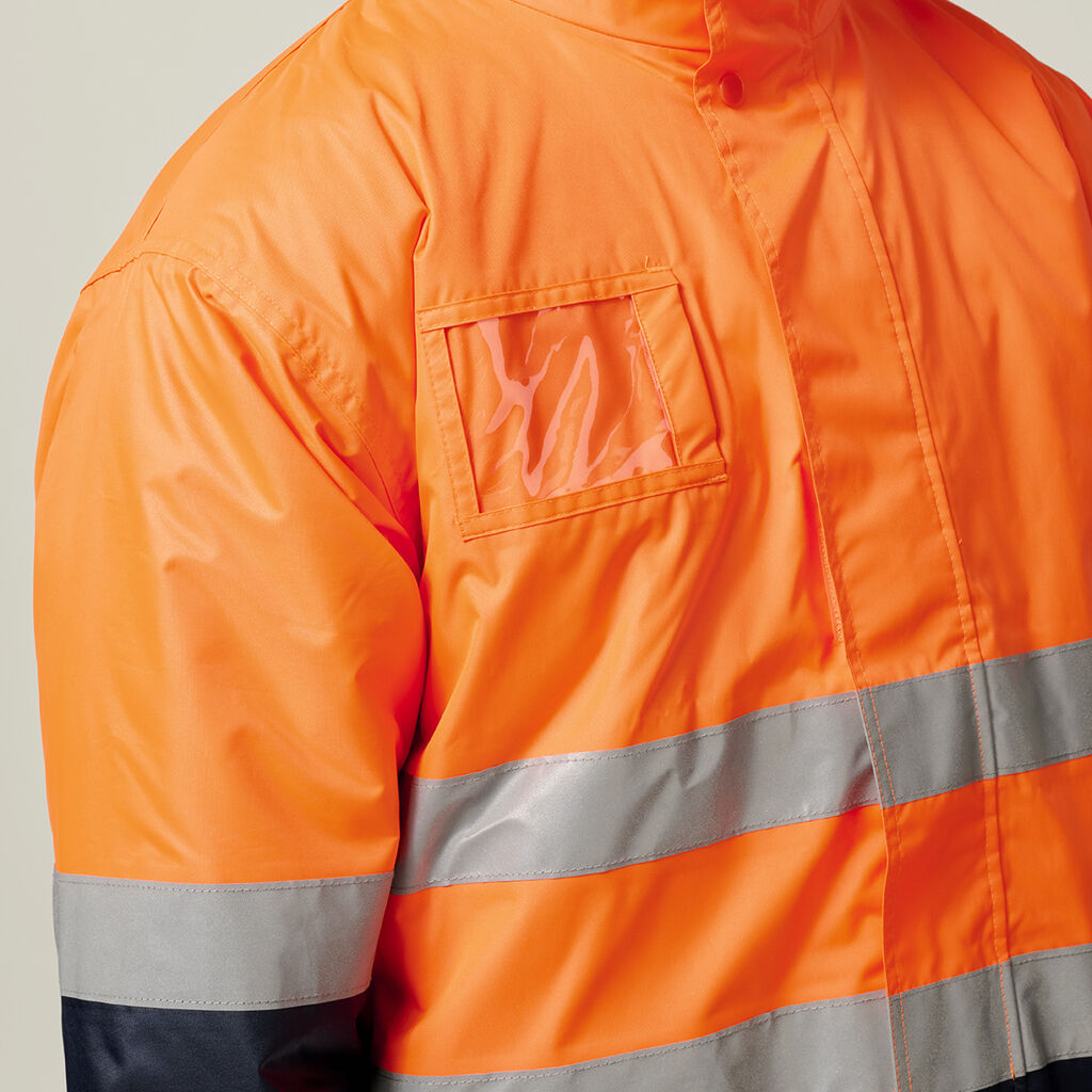 Core Hi-Vis 2 Tone Taped Quilted Waterproof Jacket