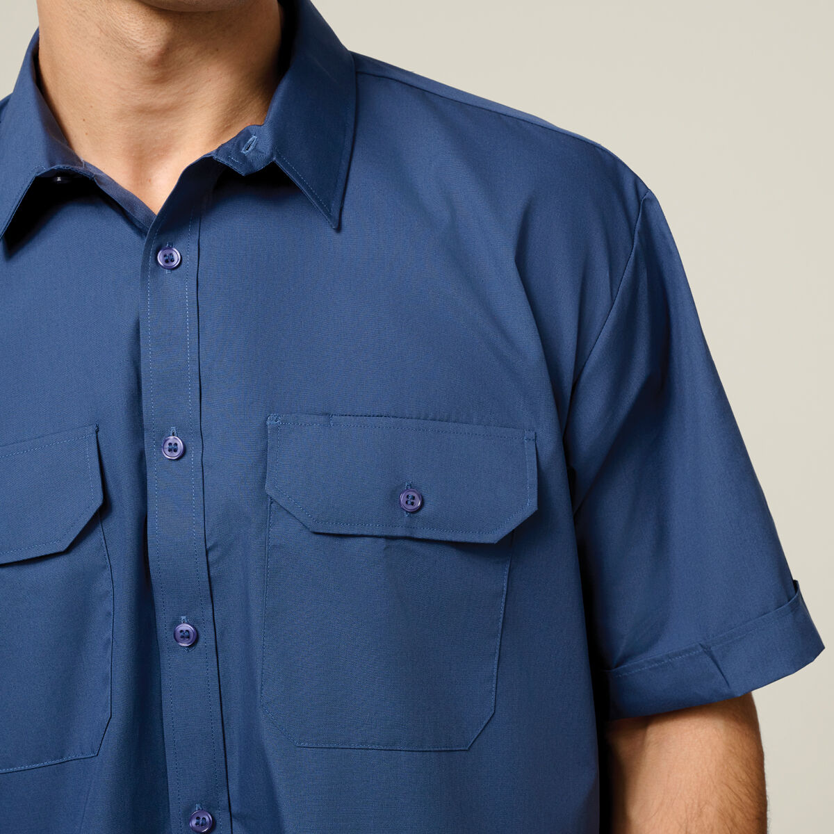 Short Sleeve Permanent Press Shirt | Hard Yakka Australia