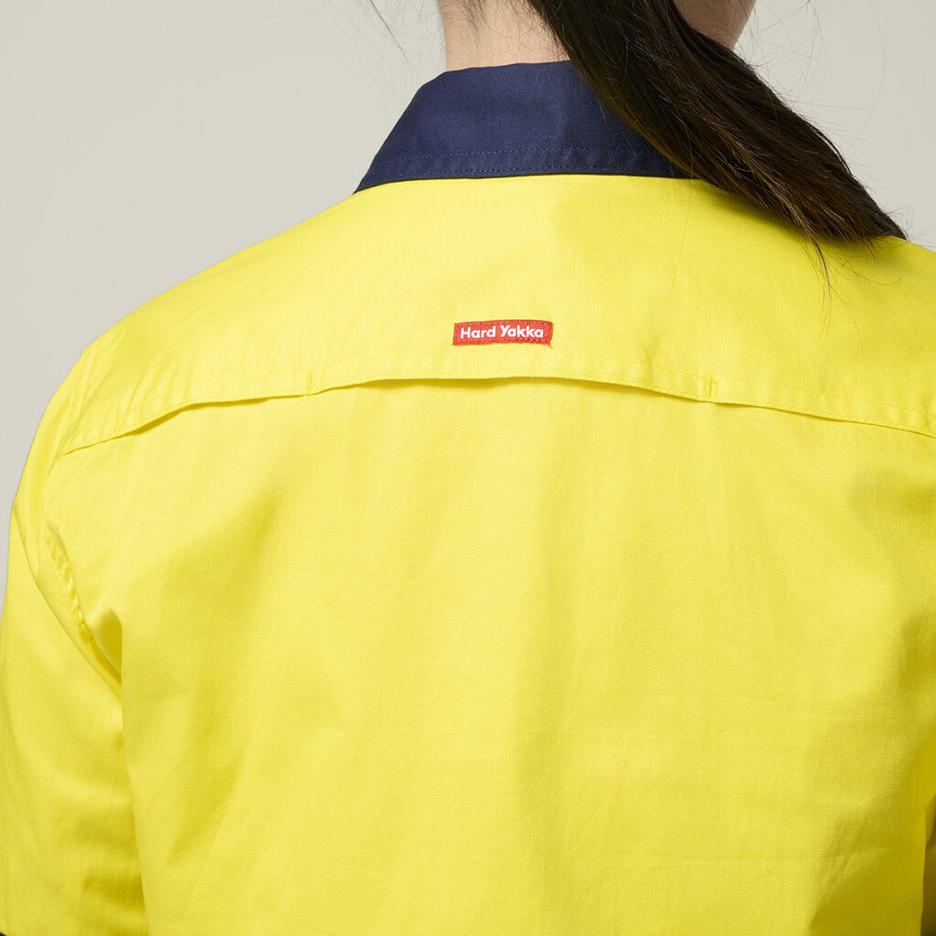 Womens Long Sleeve  Hi Vis 2 Tone Vented Shirt