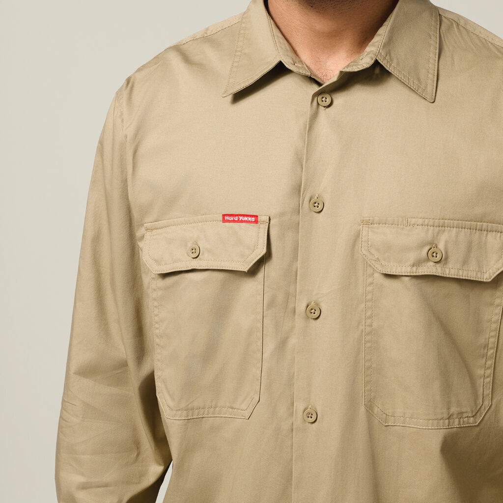 Core Long Sleeve Lightweight Vented Cotton Shirt