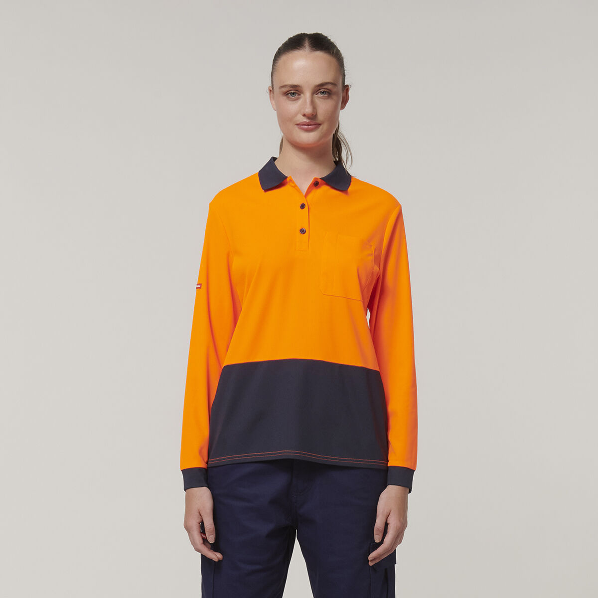 Womens hi vis best sale polo shirts