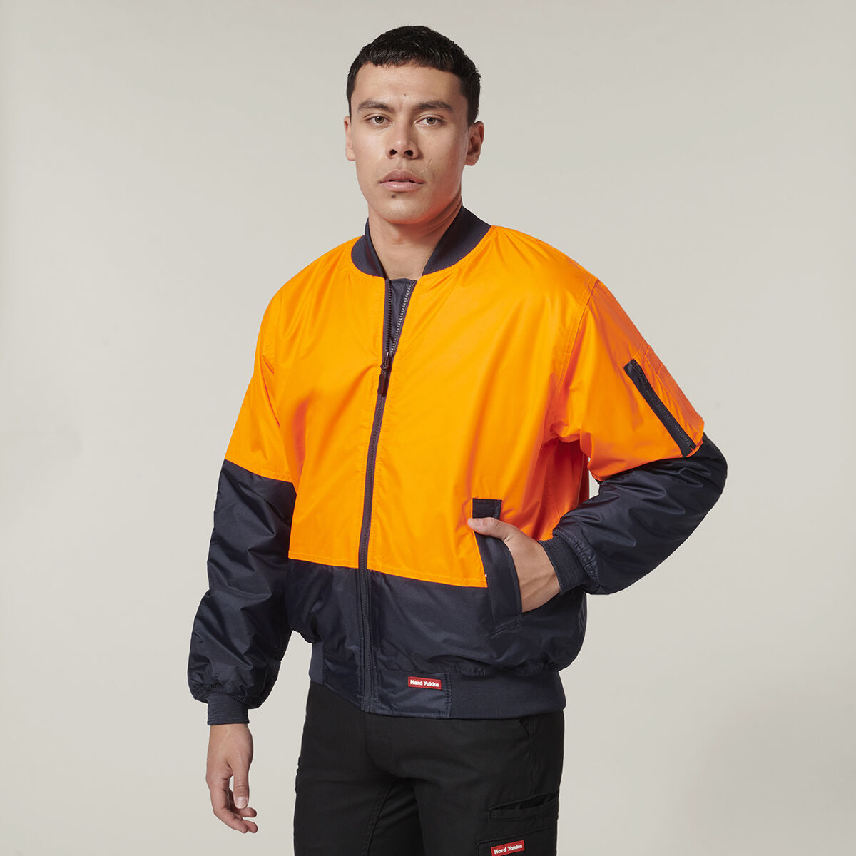 Gore tex hi vis bomber jacket on sale
