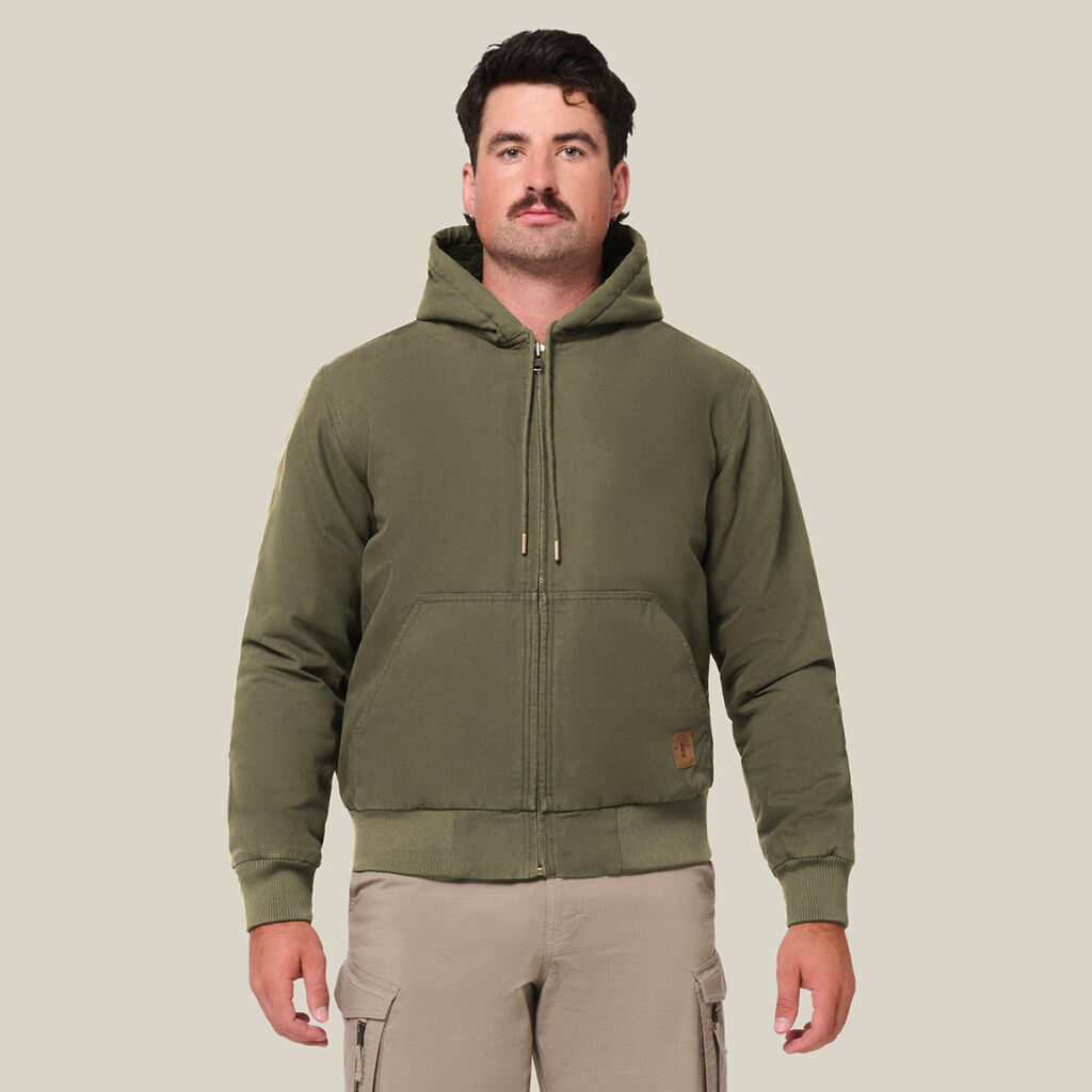 Heritage Canvas Bomber Jacket