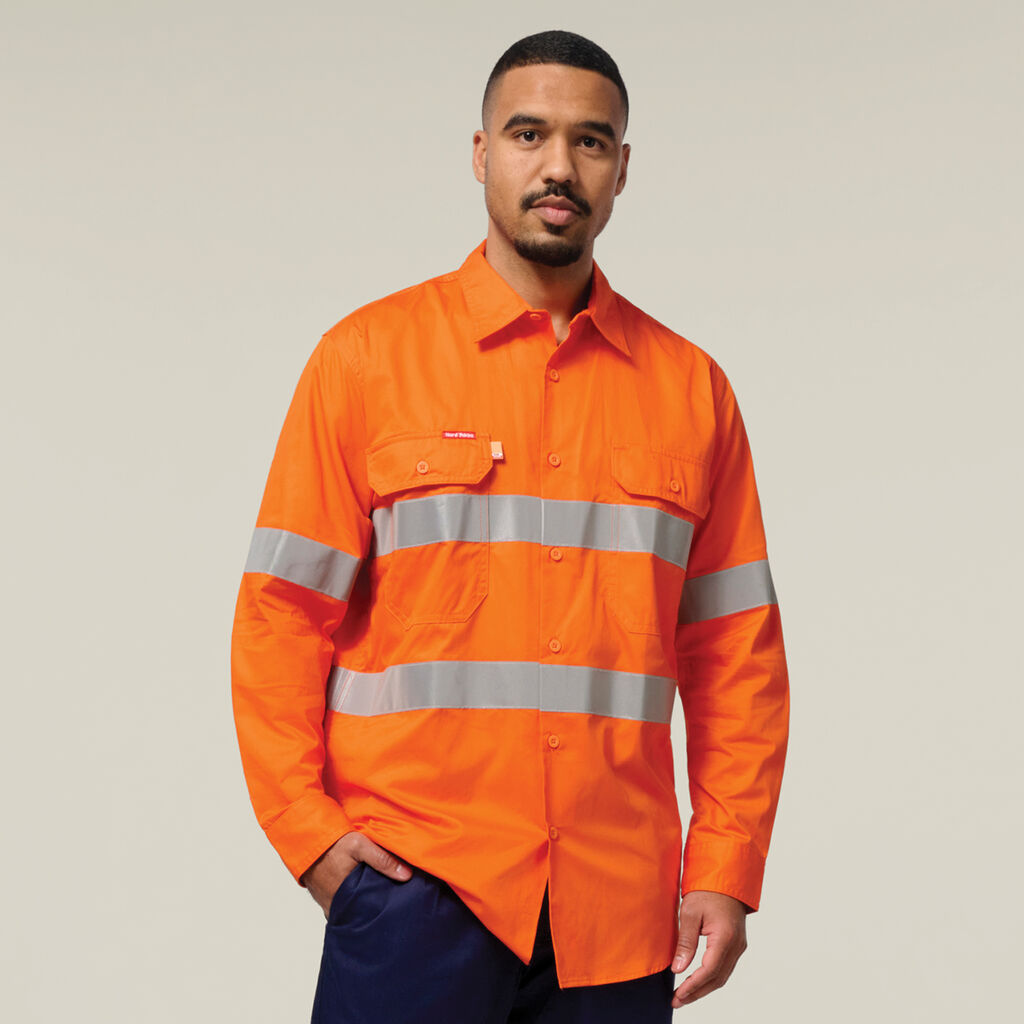 Core Hi-Vis Taped Vented Cotton Twill Shirt