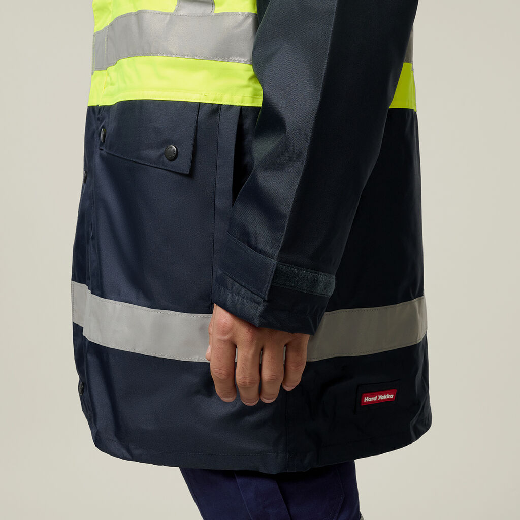 Hi-Vis 4-In-1 Taped Wet Weather Jacket