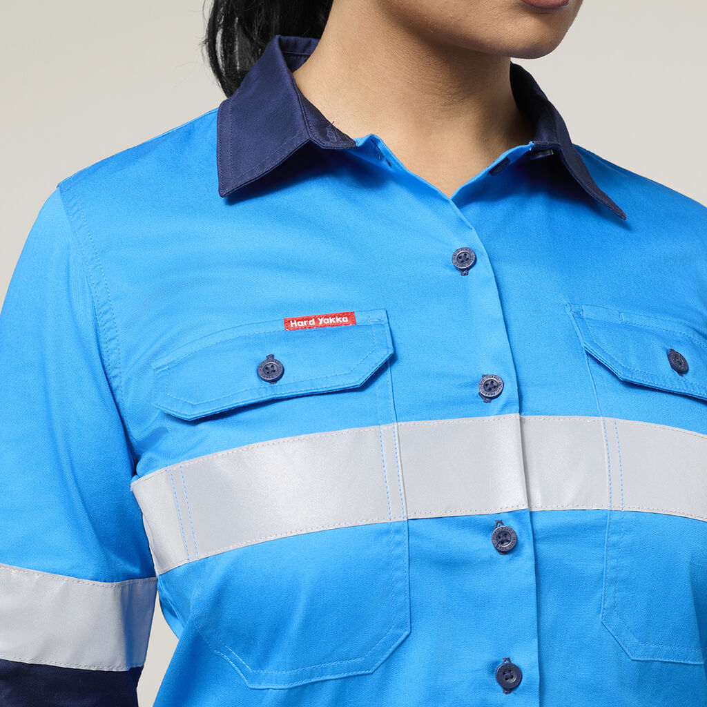 Women's Core Long Sleeve Lightweight Spliced Taped Vented Drill Shirt