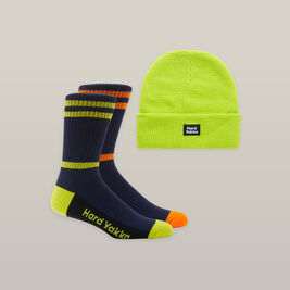 2 Pack Sock Beanie Bundle Pack