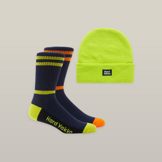 2 Pack Sock Beanie Bundle Pack