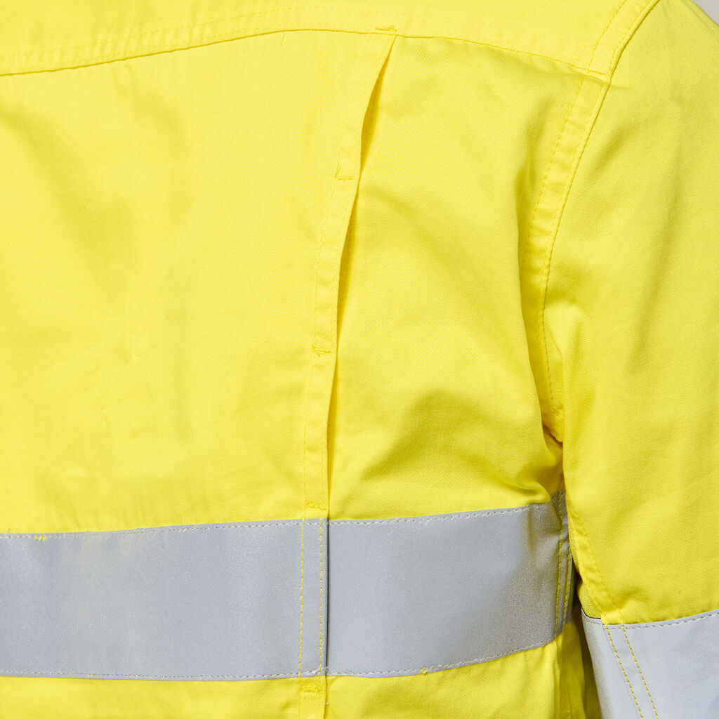 Women's Koolgear Hi-Vis Vented Taped Cotton Twill Shirt