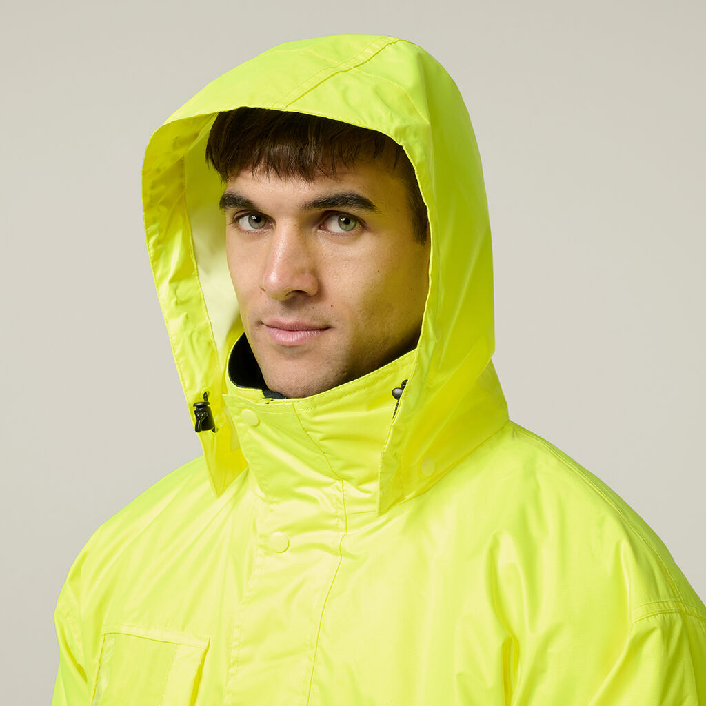 Core Hi-Vis 2 Tone Taped Quilted Waterproof Jacket