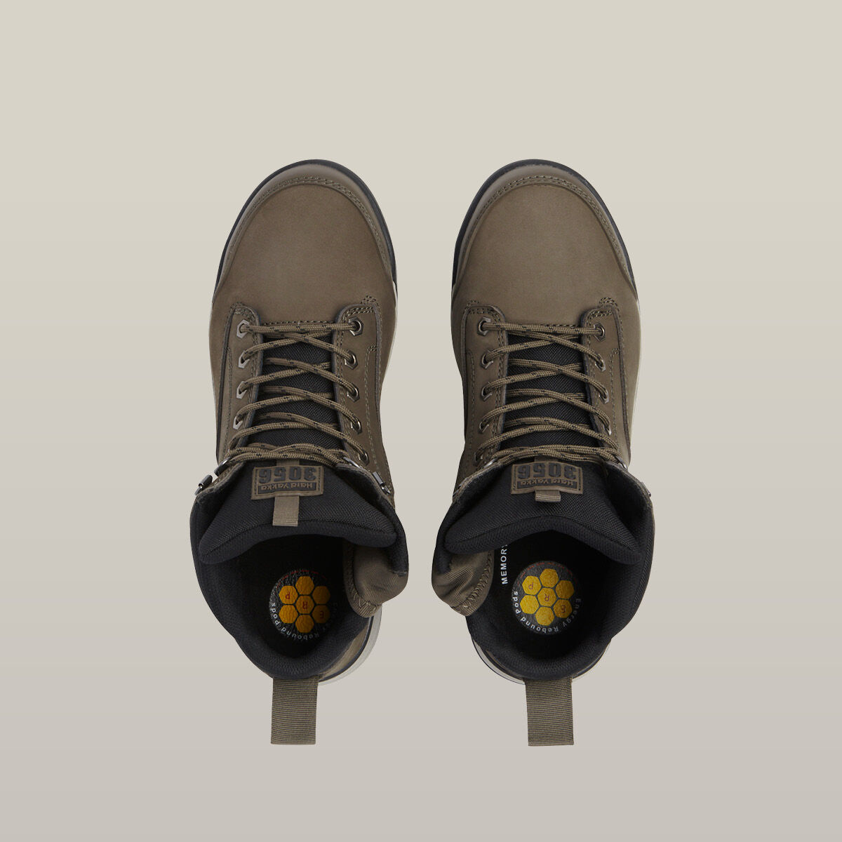 3056 Lace Zip Safety Boot - Cedar | Hard Yakka Australia
