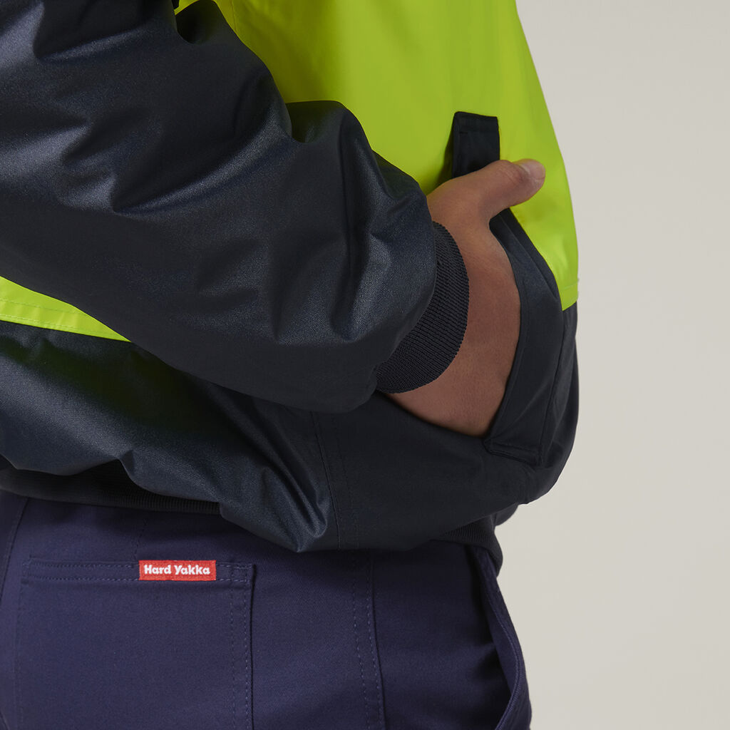 Core Hi-Vis 2 Tone Waterproof Bomber Jacket