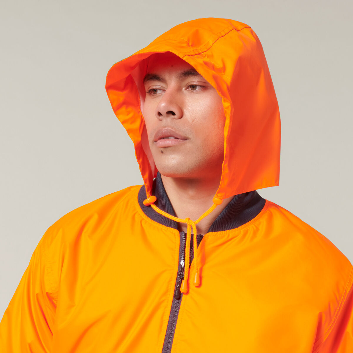 Buy the Core Hi Vis 2Tone Taped Bomber Jacket | Hard Yakka