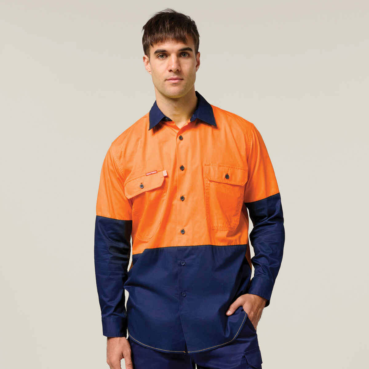 Core Hi-Vis 2 Tone Vented Long Sleeve Shirt