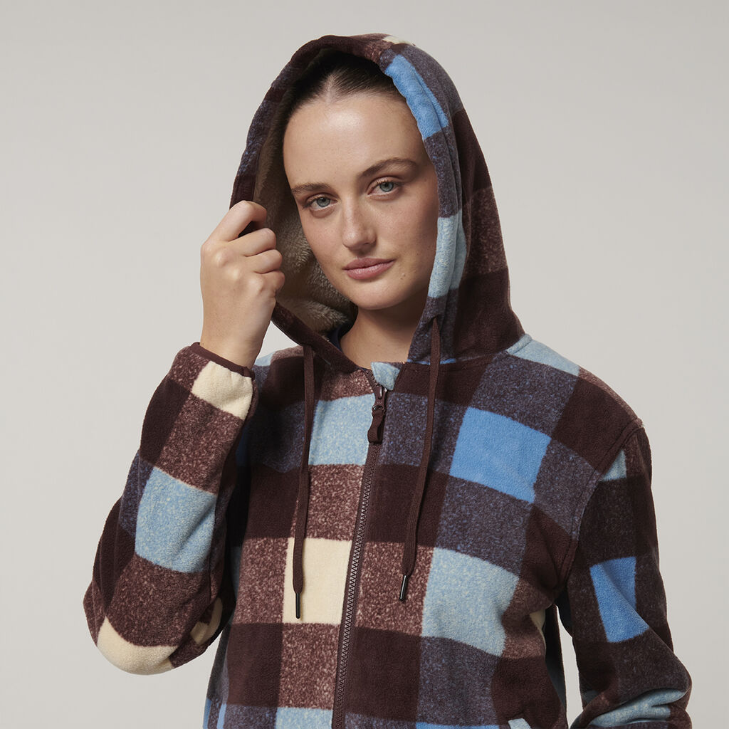 Womens Check Zoodie