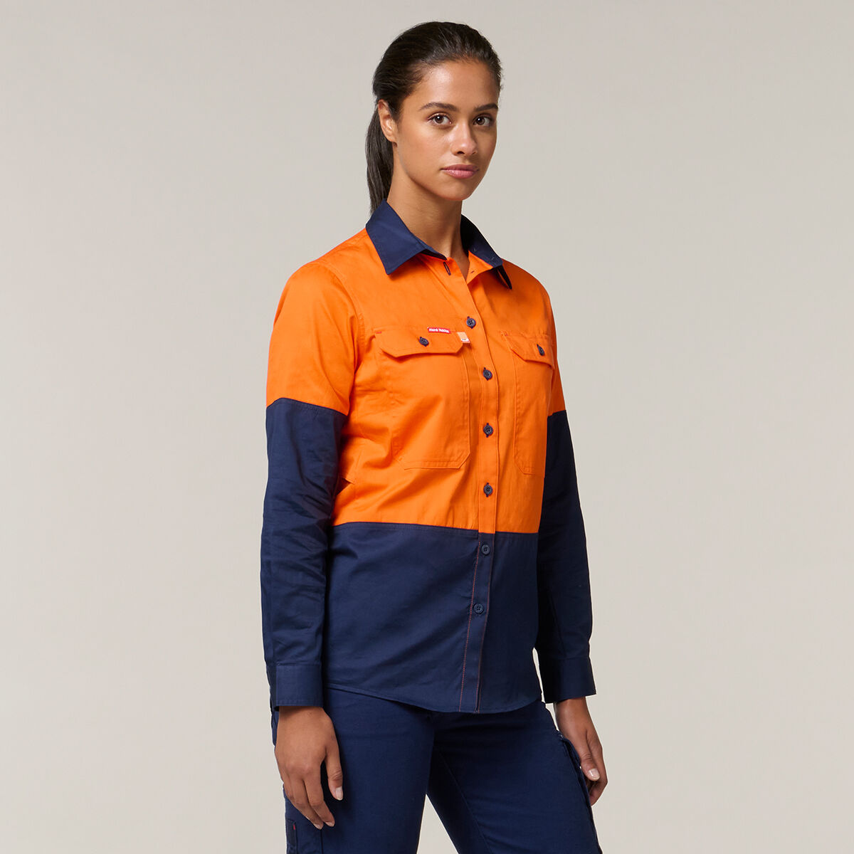 WOMEN S KOOLGEAR 2 TONE HI VIS VENTED LONG SLEEVE SHIRT Hard