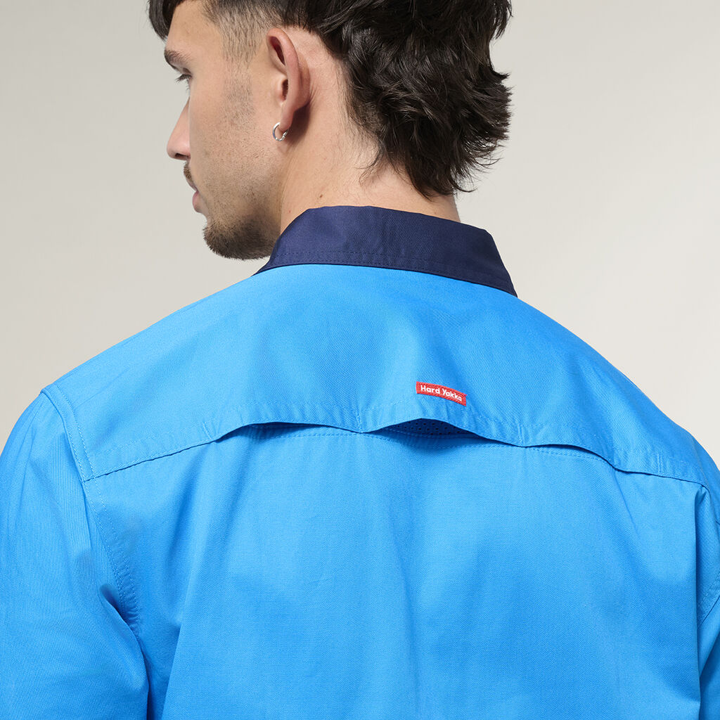 Core Long Sleeve Lightweight Spliced Taped Vented Drill Shirt