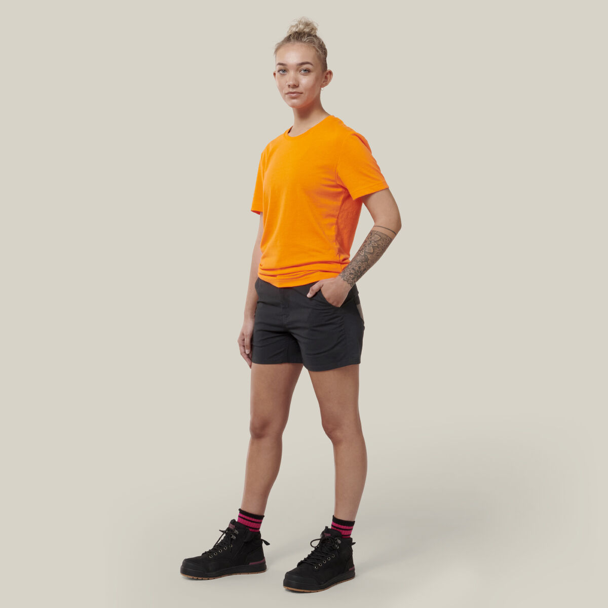 未使用タグ付 2023SS EEL Products JUMP SHORTS L 25SS-L2-04_ASH-LILAC_1.jpg