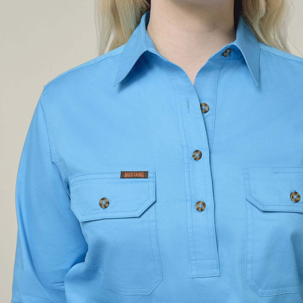 Womens Heritage Closed Front Drill Shirt