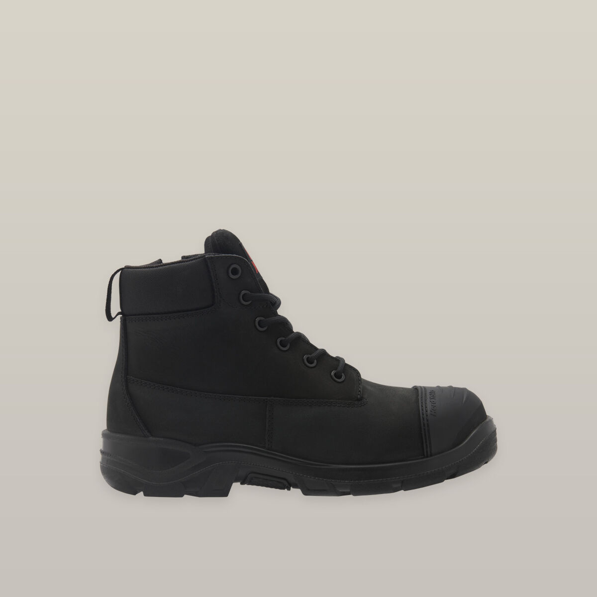 Black work boots steel toe deals