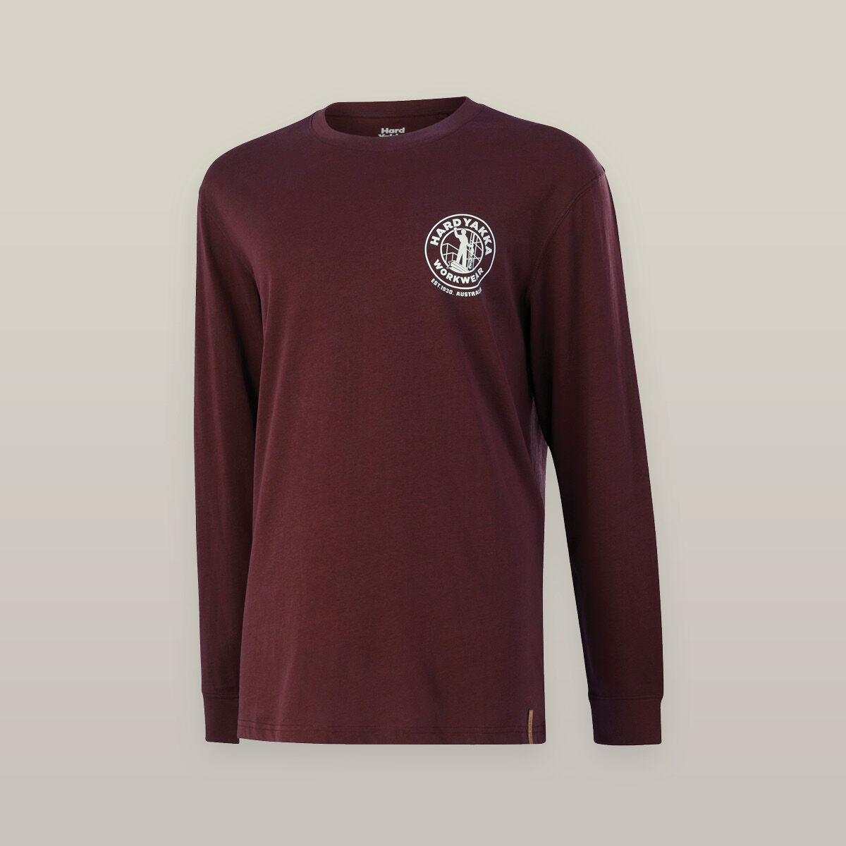Core Long Sleeve Heritage Icon Tee | Hard Yakka Australia