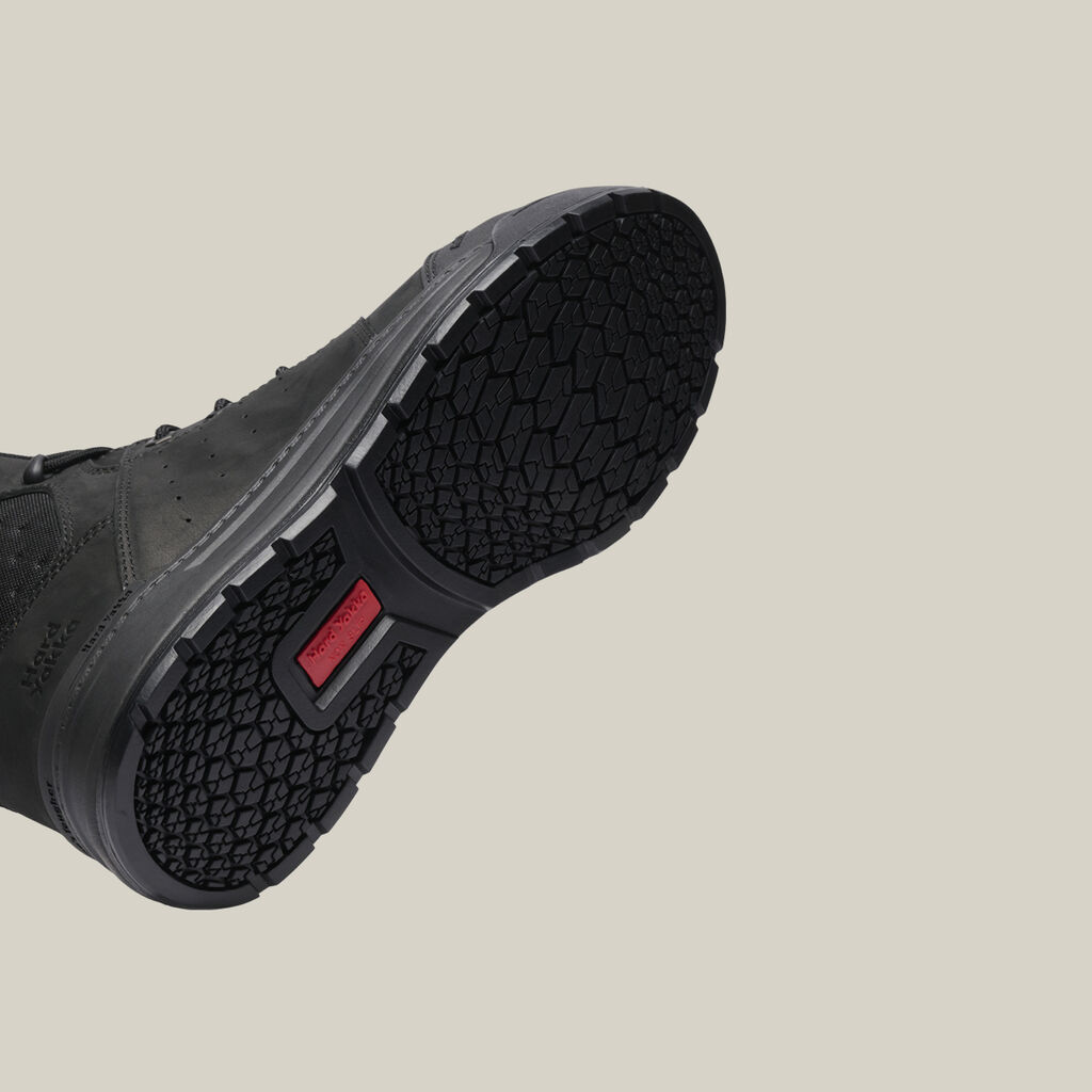 Evolution Lace Up & Side Zip 5" Steel Toe Safety Boot - Black