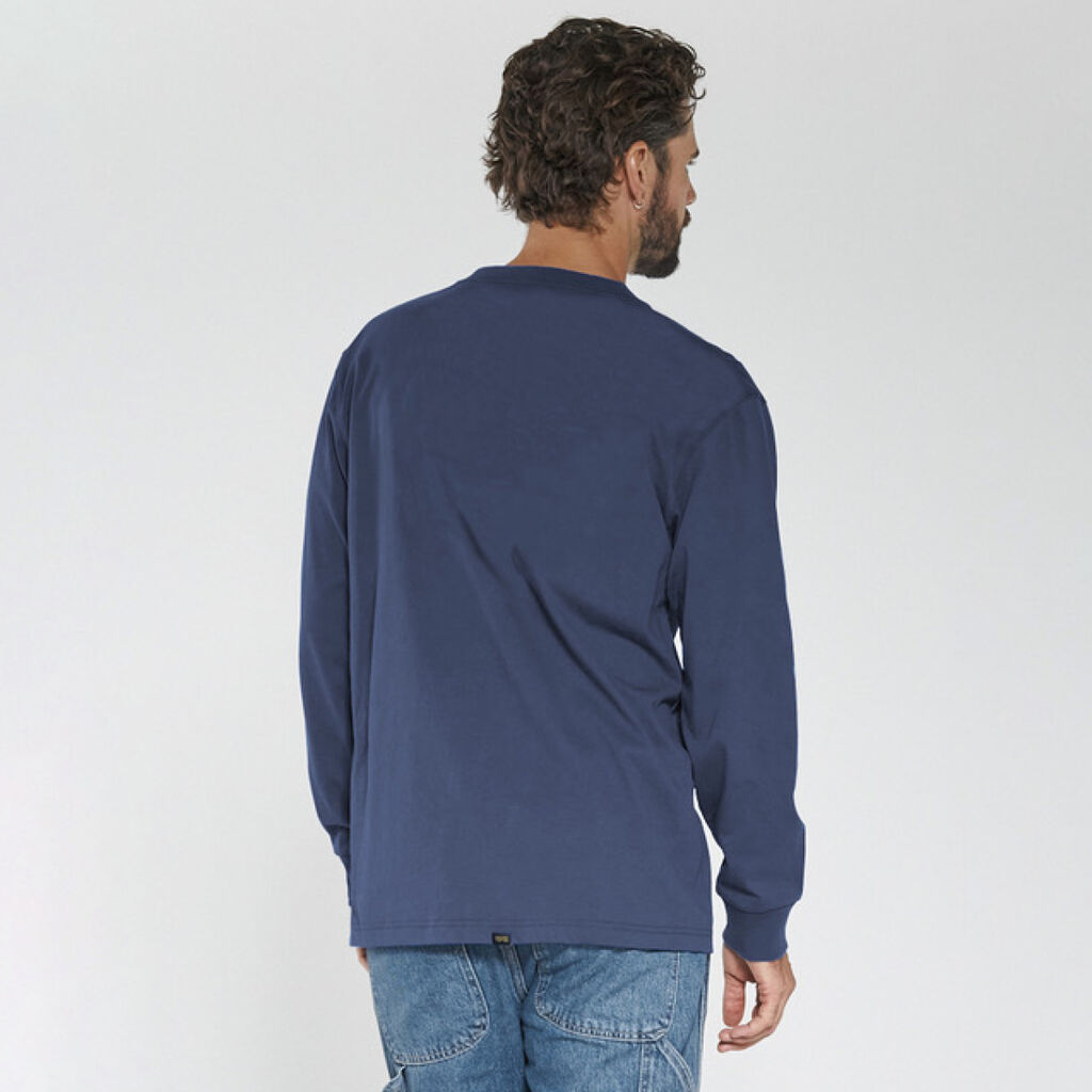 Hard Yakka x Thrills Beginning To Present Oversize Fit Long Sleeve Pocket Tee