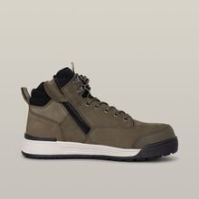 3056 Lace Zip Safety Boot - Cedar