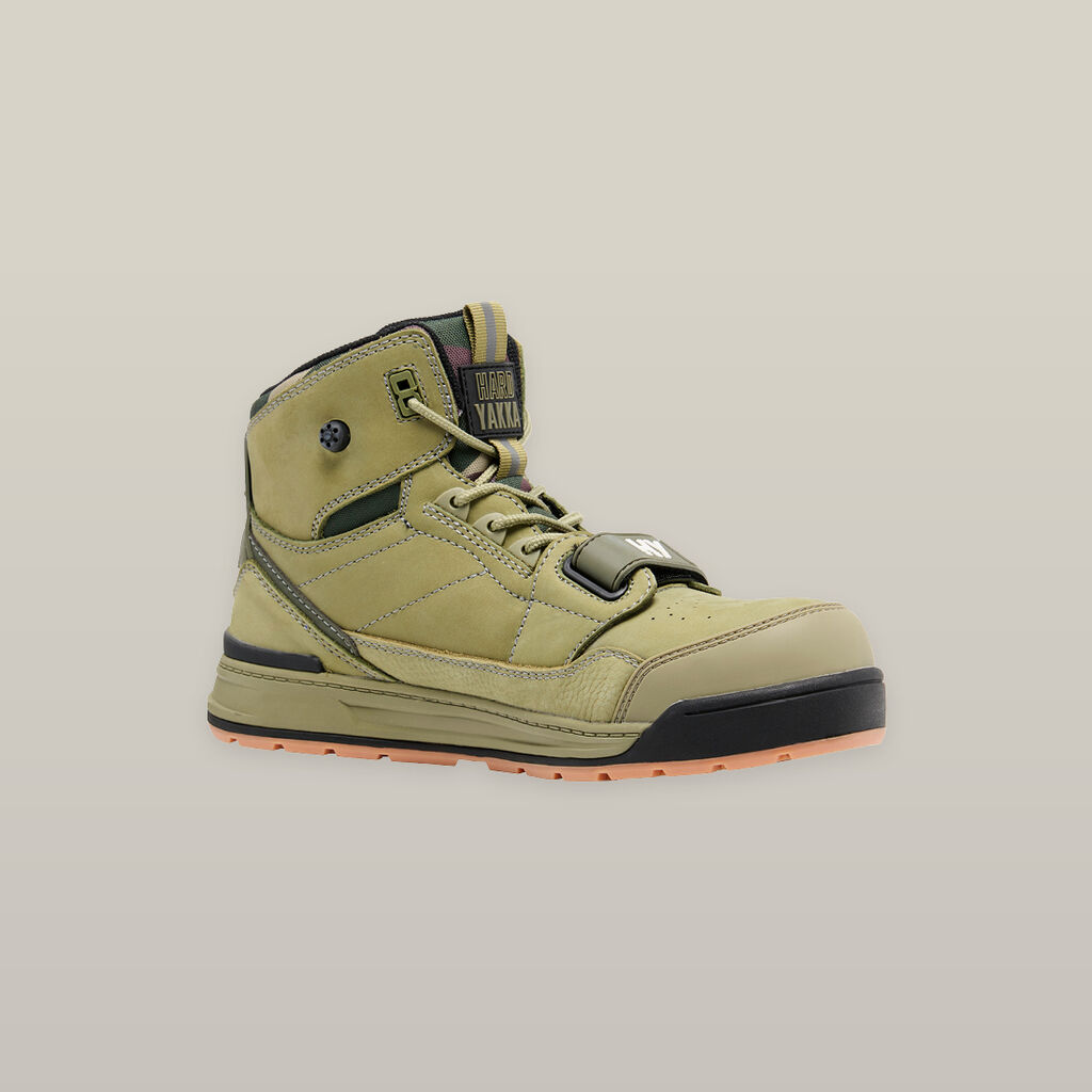 3056 O2 Lace Pump Up Boots - Olive