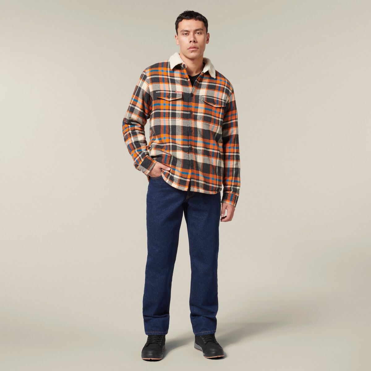 Hard yakka denim work pants discount