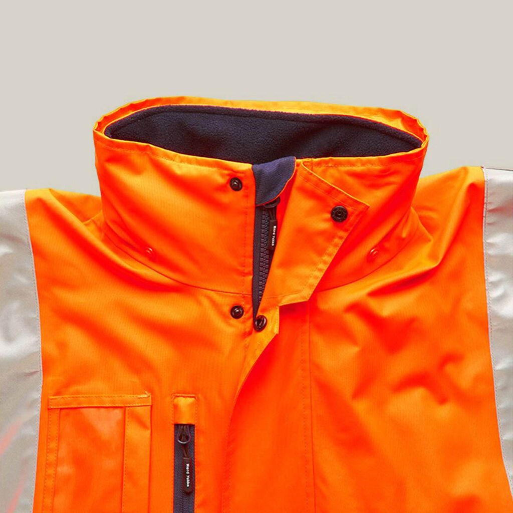 Hi-Vis 4-In-1 Taped Wet Weather Jacket