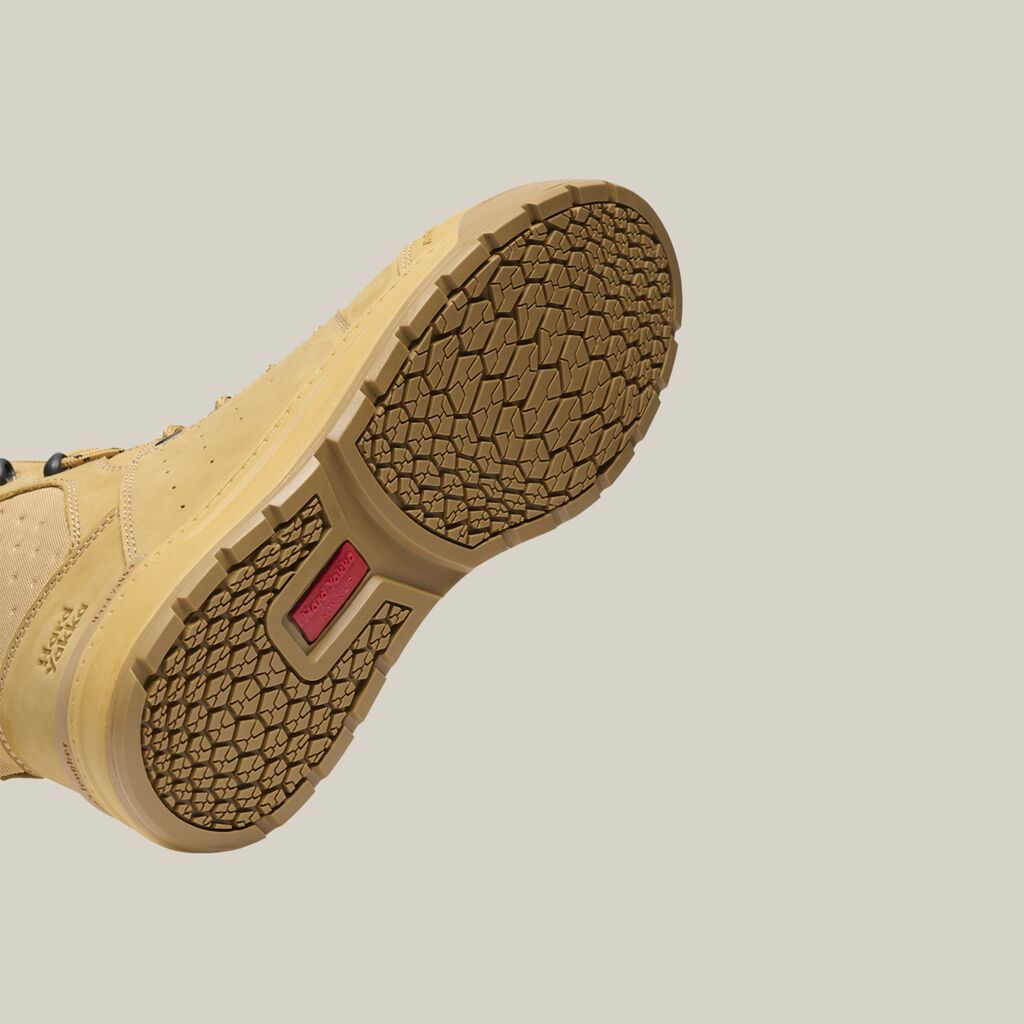 Evolution Lace Up & Side Zip 5" Steel Toe Safety Boot - Wheat