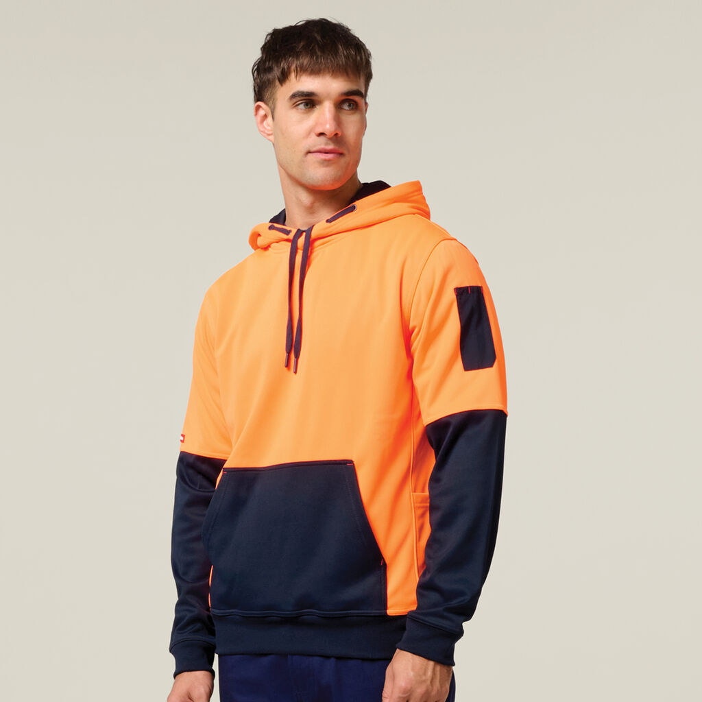 Hi-Vis 2 Tone Fleece Hoodie