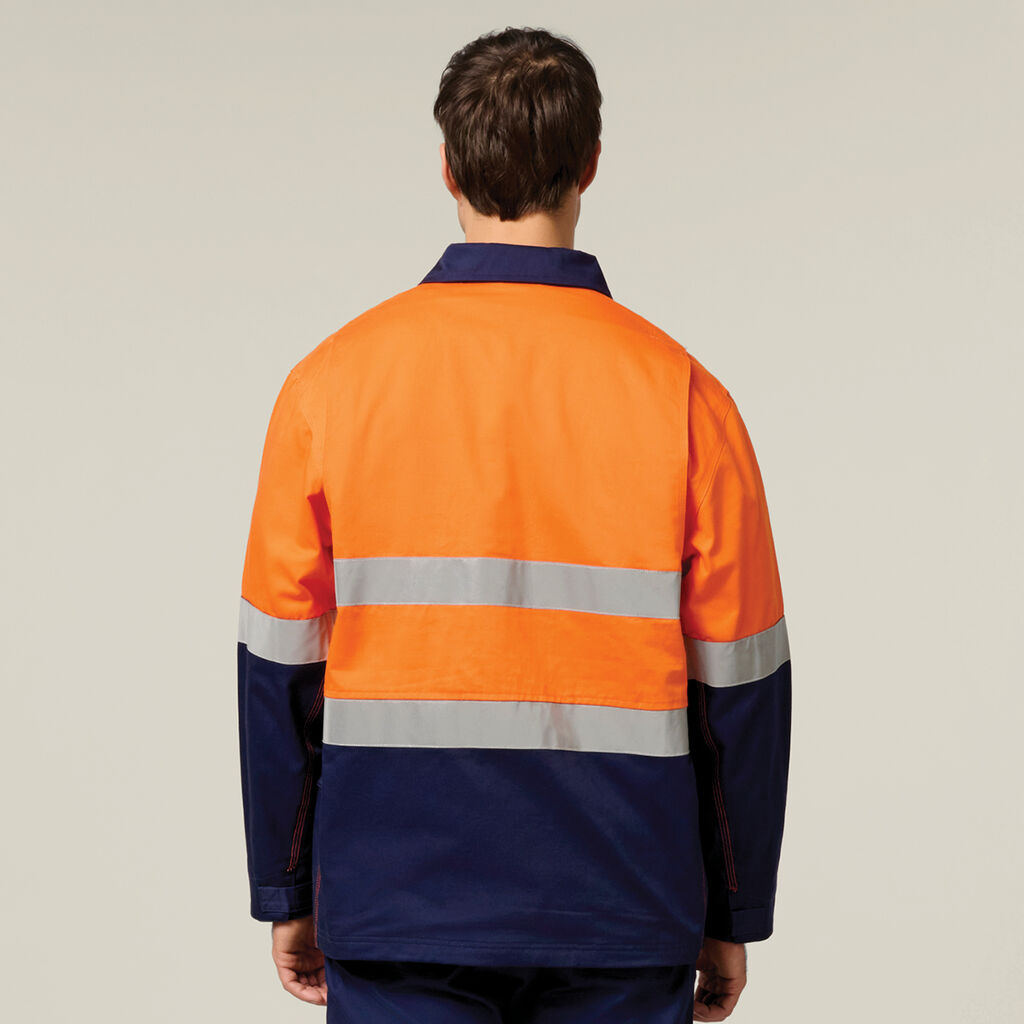 Core Hi-Vis 2 Tone Cotton Drill Taped Jacket
