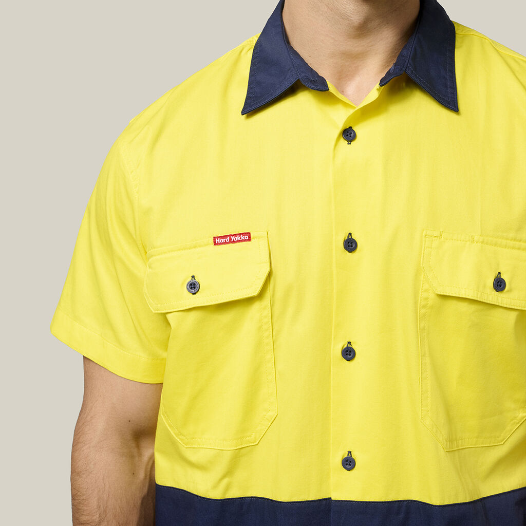 Core Hi-Vis 2 Tone Vented Short Sleeve Shirt