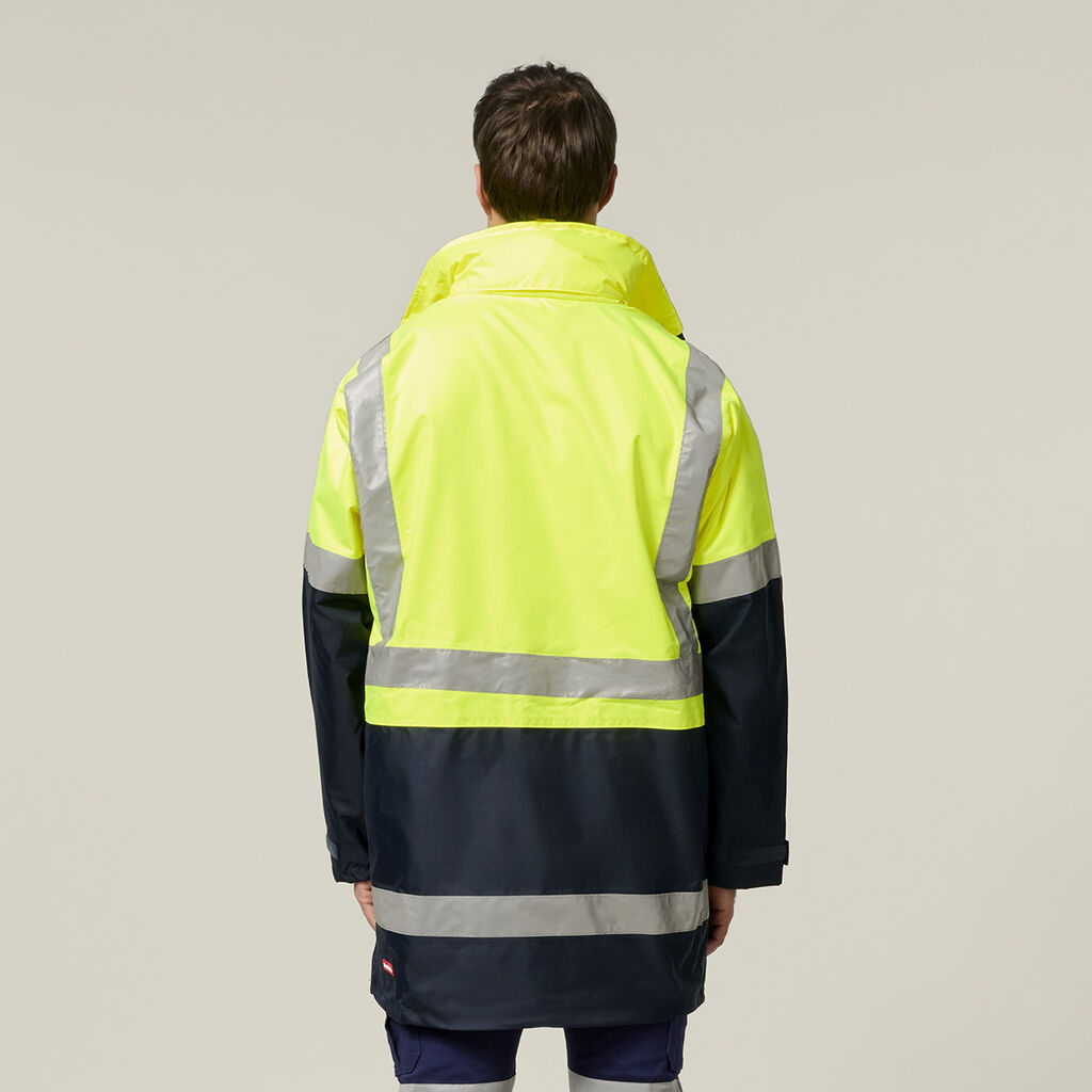 Hi-Vis 4-In-1 Taped Wet Weather Jacket