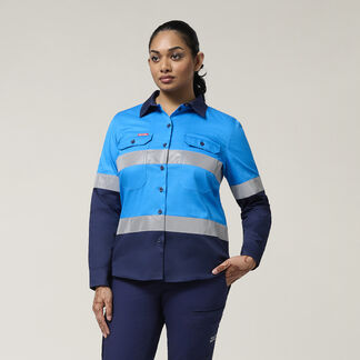 Women's Core Long Sleeve Lightweight Spliced Taped Vented Drill Shirt