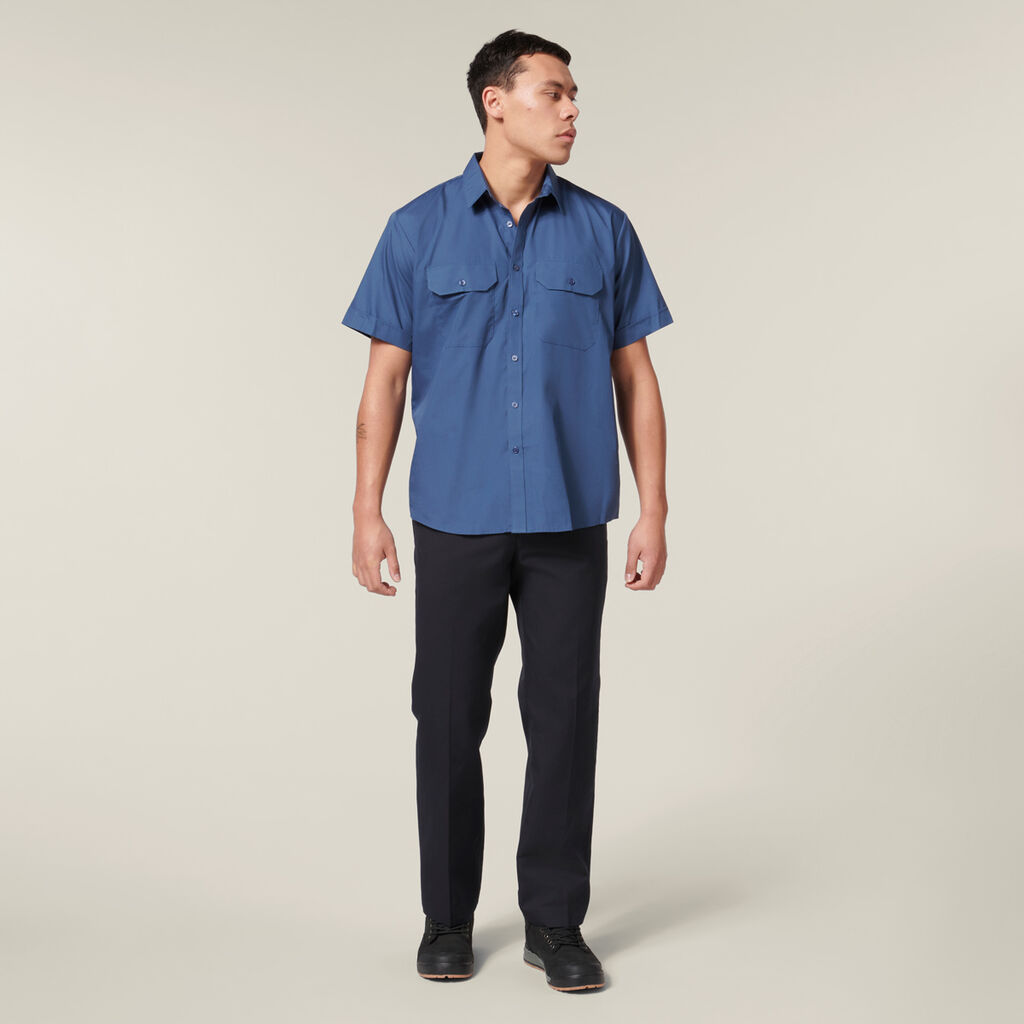 Permanent Press Plain Front Pant