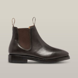 Mustang Signature Pull-up Leather Boot - Brown