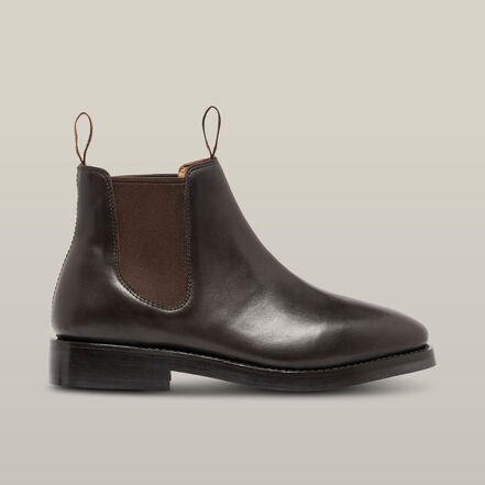 Mustang Signature Pull-up Leather Boot - Brown