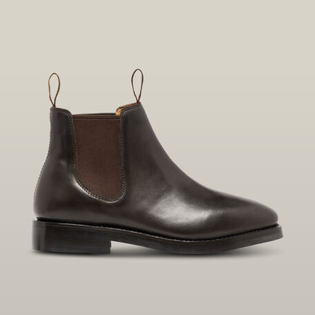 Mustang Signature Pull-up Leather Boot - Brown