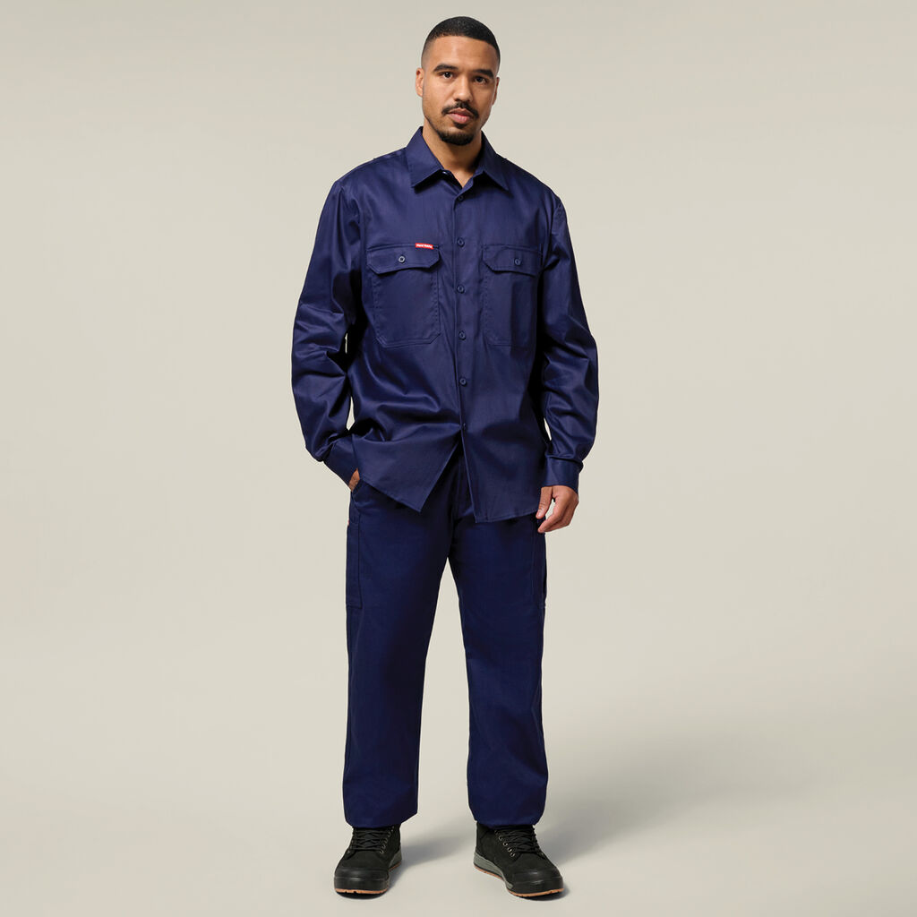Cotton Drill Long Sleeve Shirt
