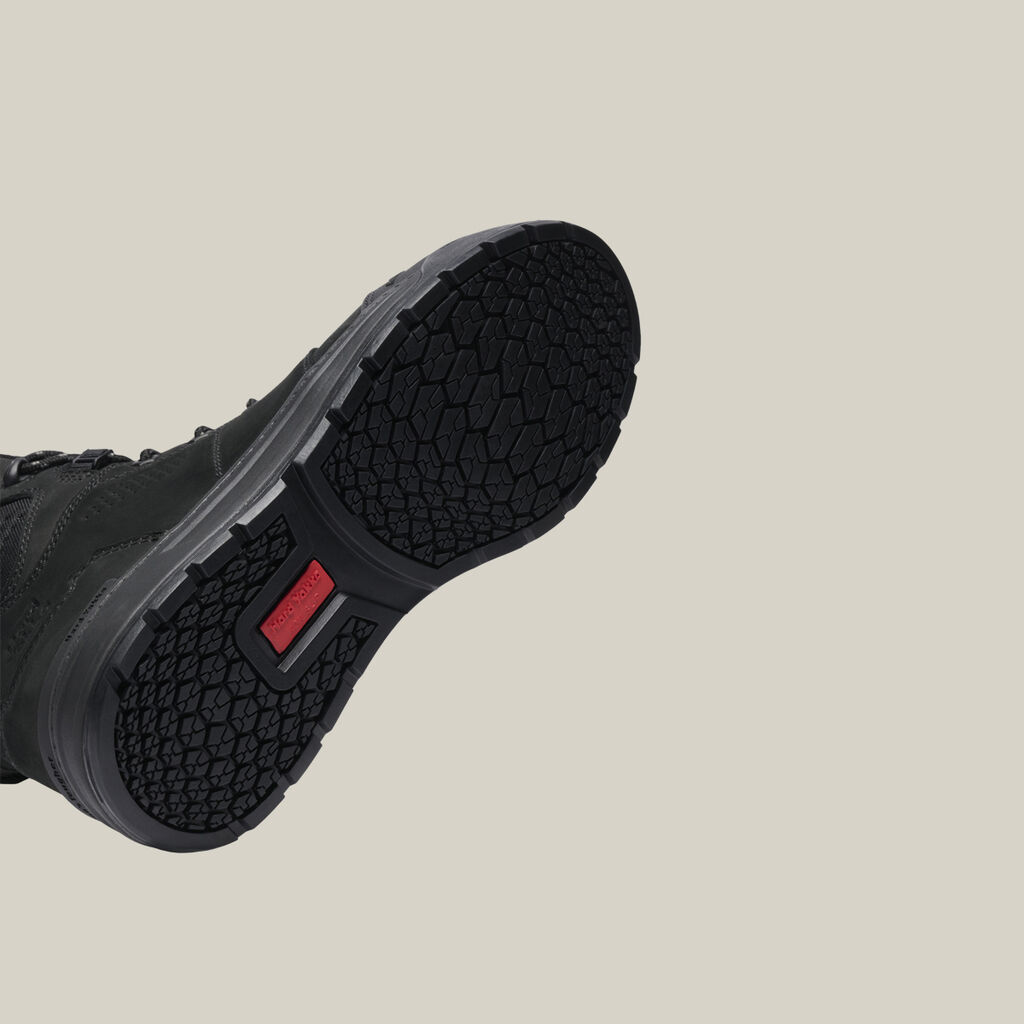 Evolution Lace Up & Side Zip 6" Steel Toe Safety Boot - Black